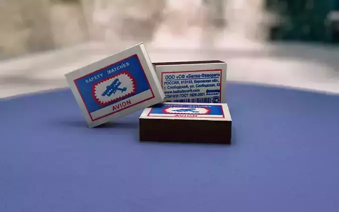 box fire 3d Low-poly 3D model