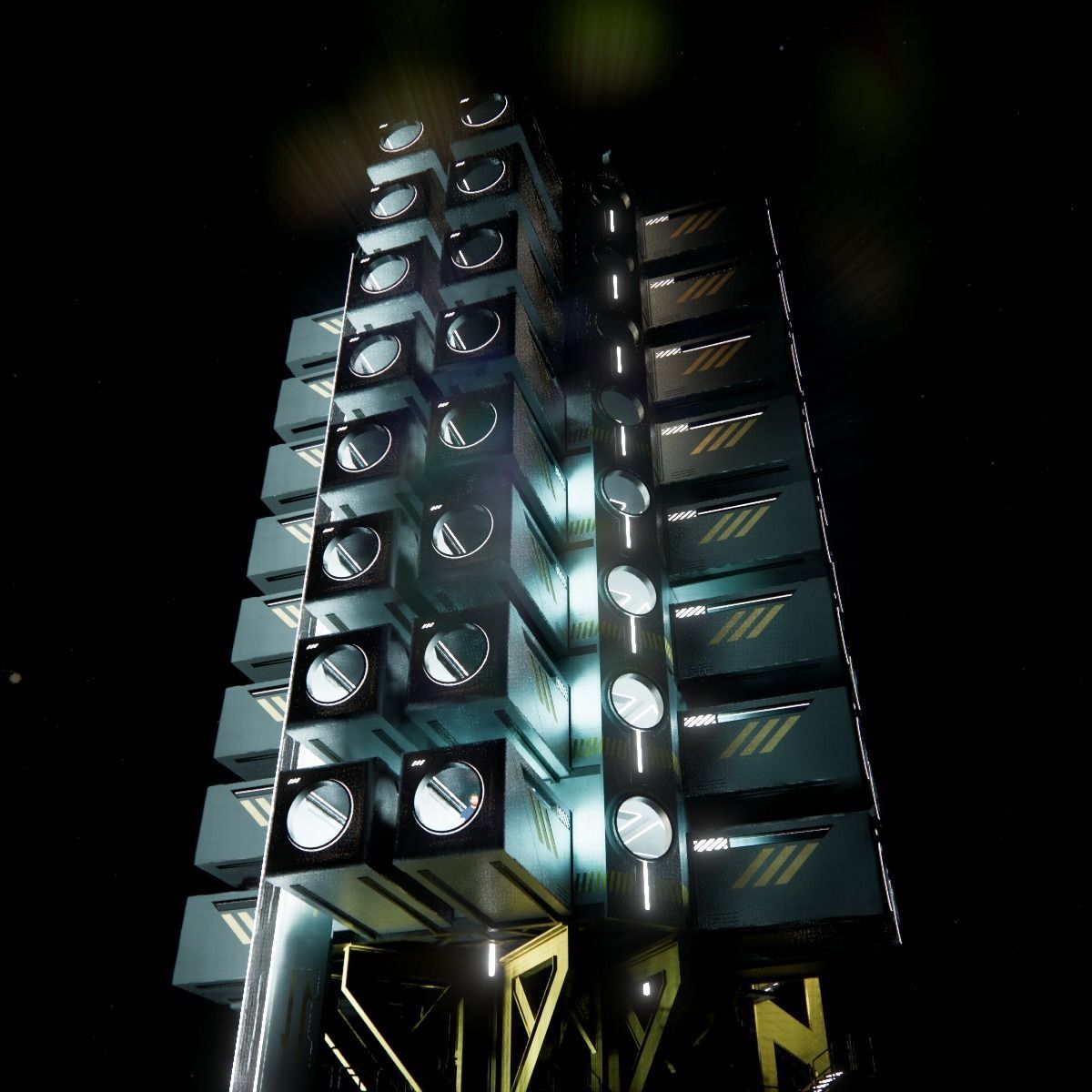 Sci-fi Apartment 002 10 3D model_25