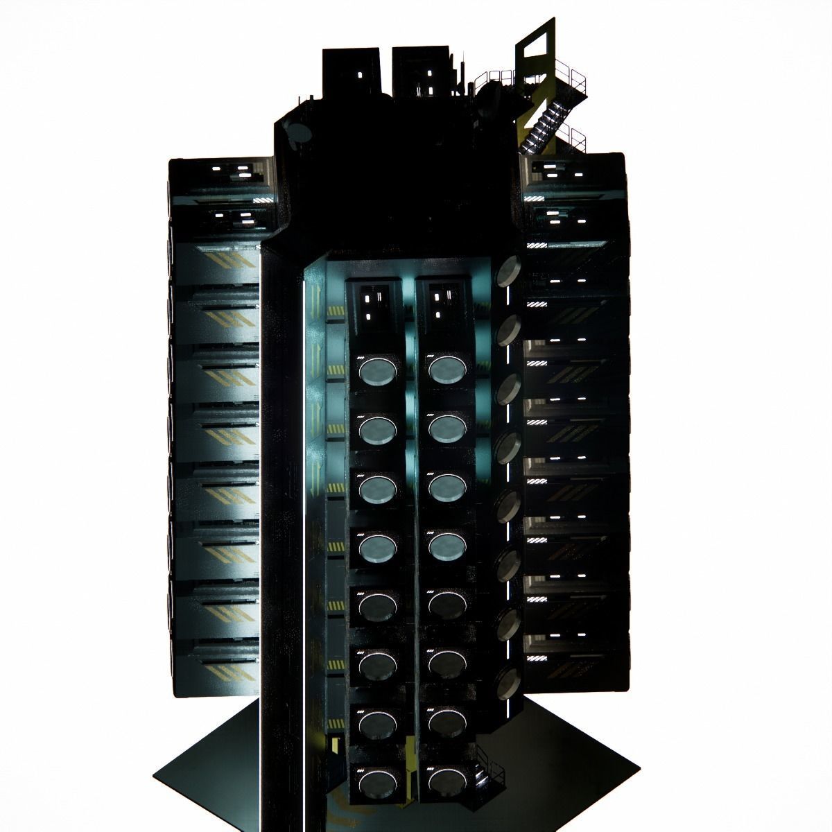 Sci-fi Apartment 002 10 3D model_23