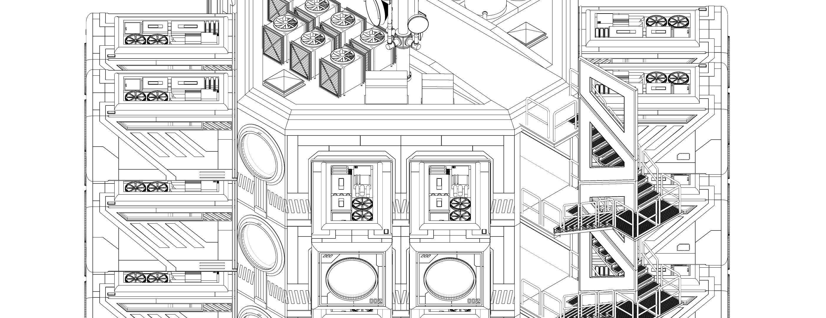 Sci-fi Apartment 002 10 3D model_3