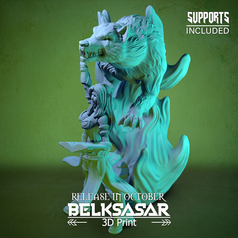 Summoner of the Wolf Spirit 3D print model_15