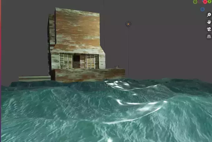 Marina And Sea Animation