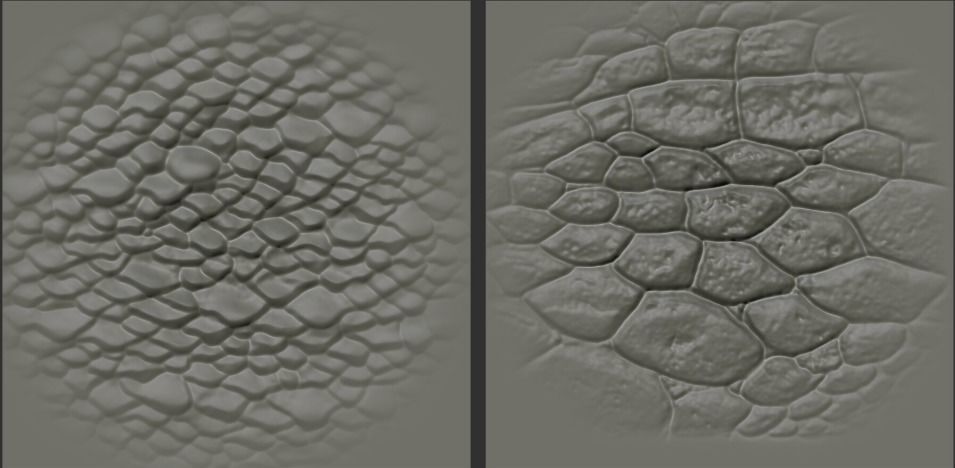 17 Reptile Skin Scale Alphas    Dragon Lizard Crocodile Snake 3D model_8