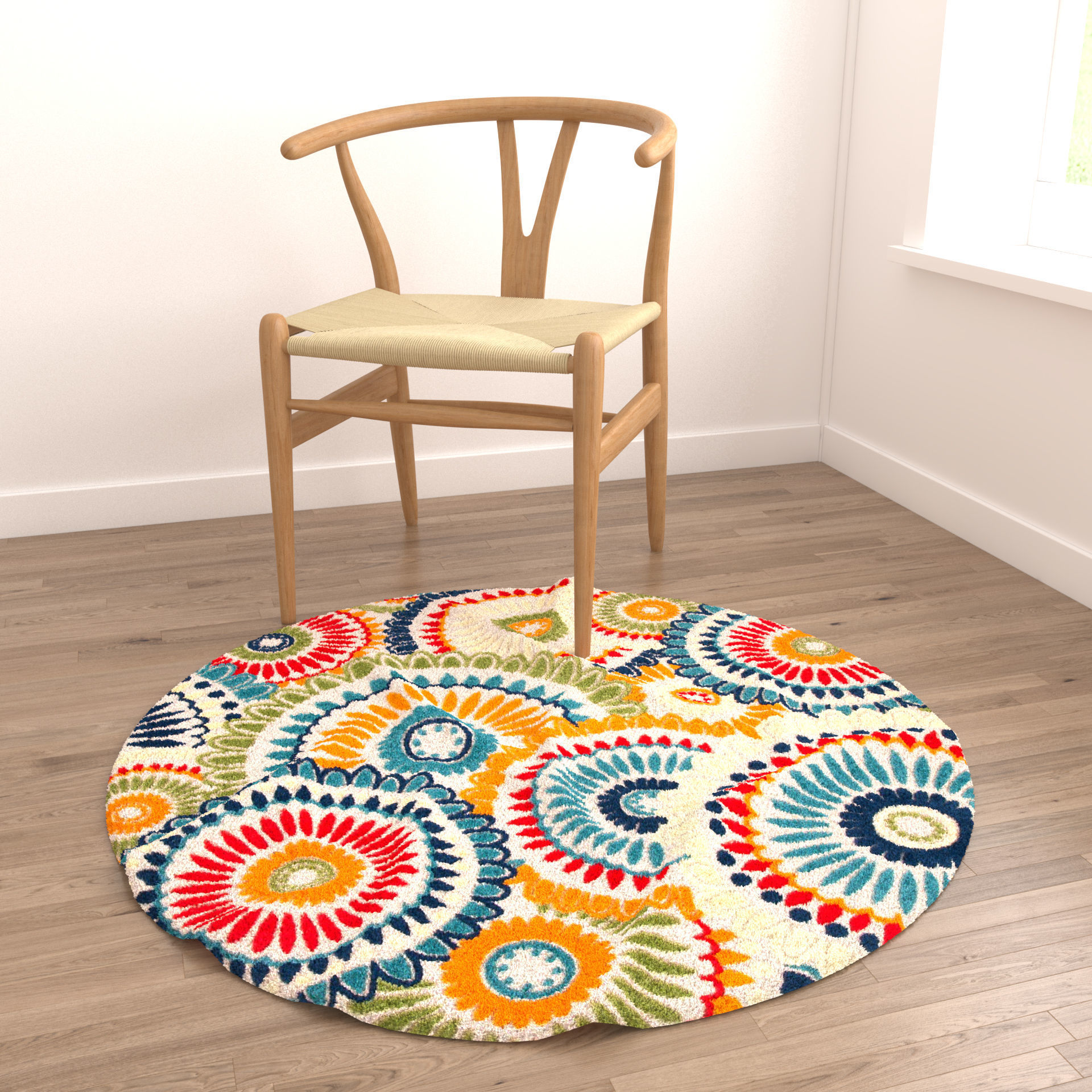 Rugs No 441 Low-poly 3D model_4