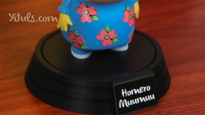 Funko pop stand with protection 3D print model