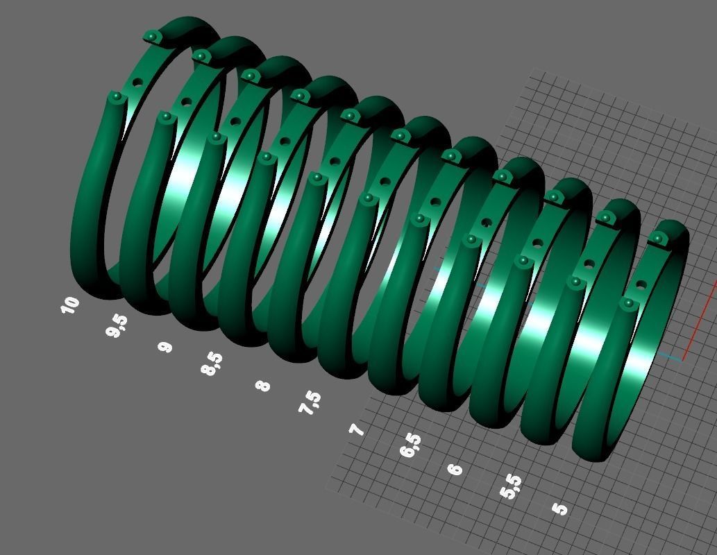 pear shape halo engagement ring 3D print model_4