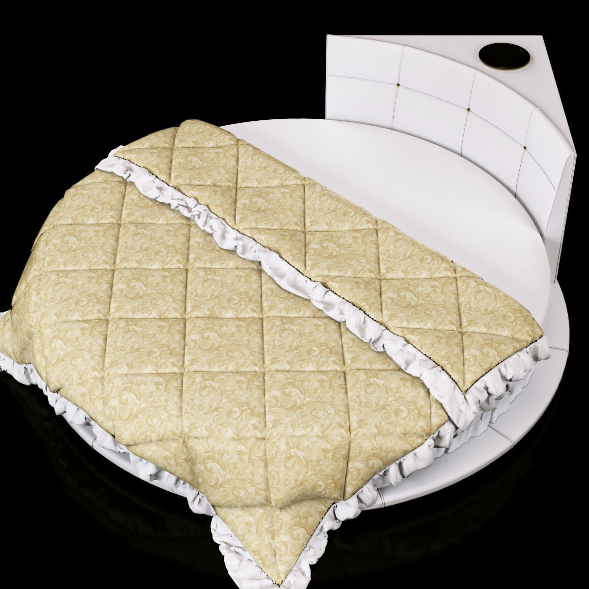 Reflex Cristal bed 3D model_4