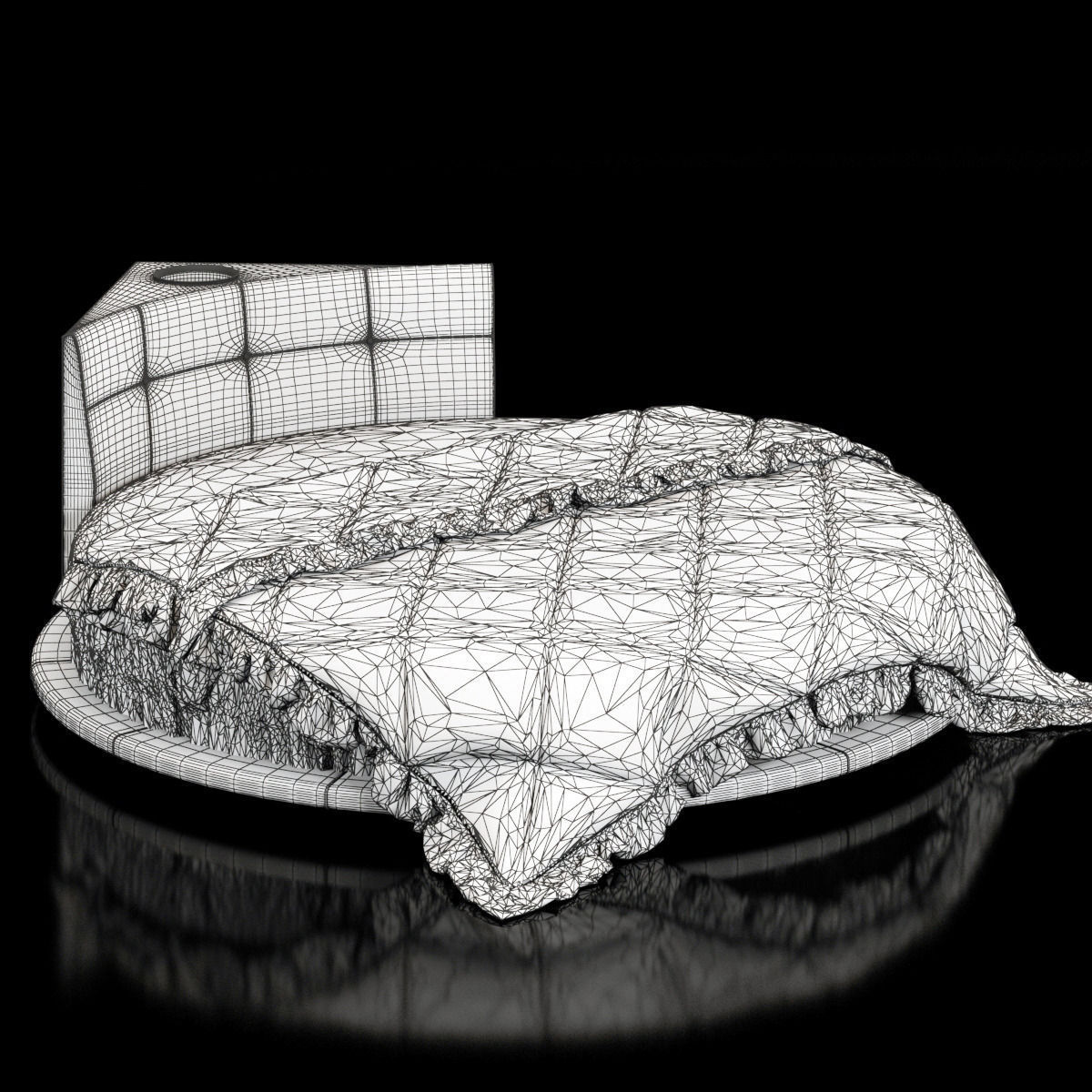 Reflex Cristal bed 3D model_5