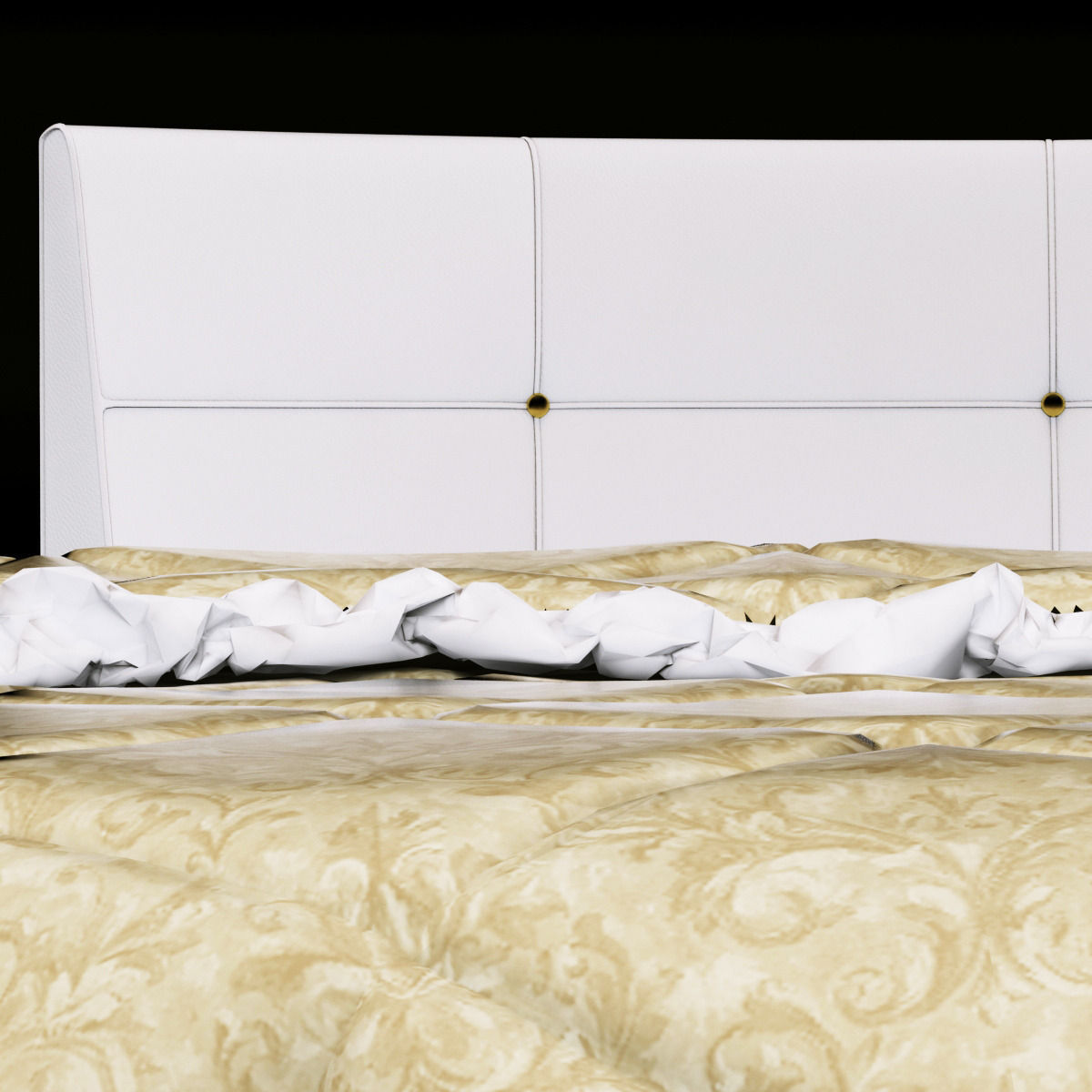 Reflex Cristal bed 3D model_1