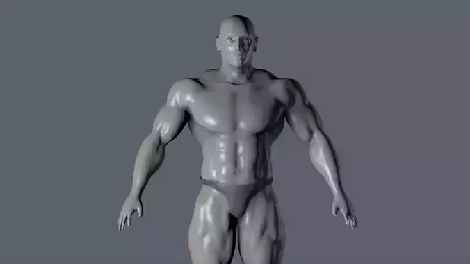 Bodybuilder human body
