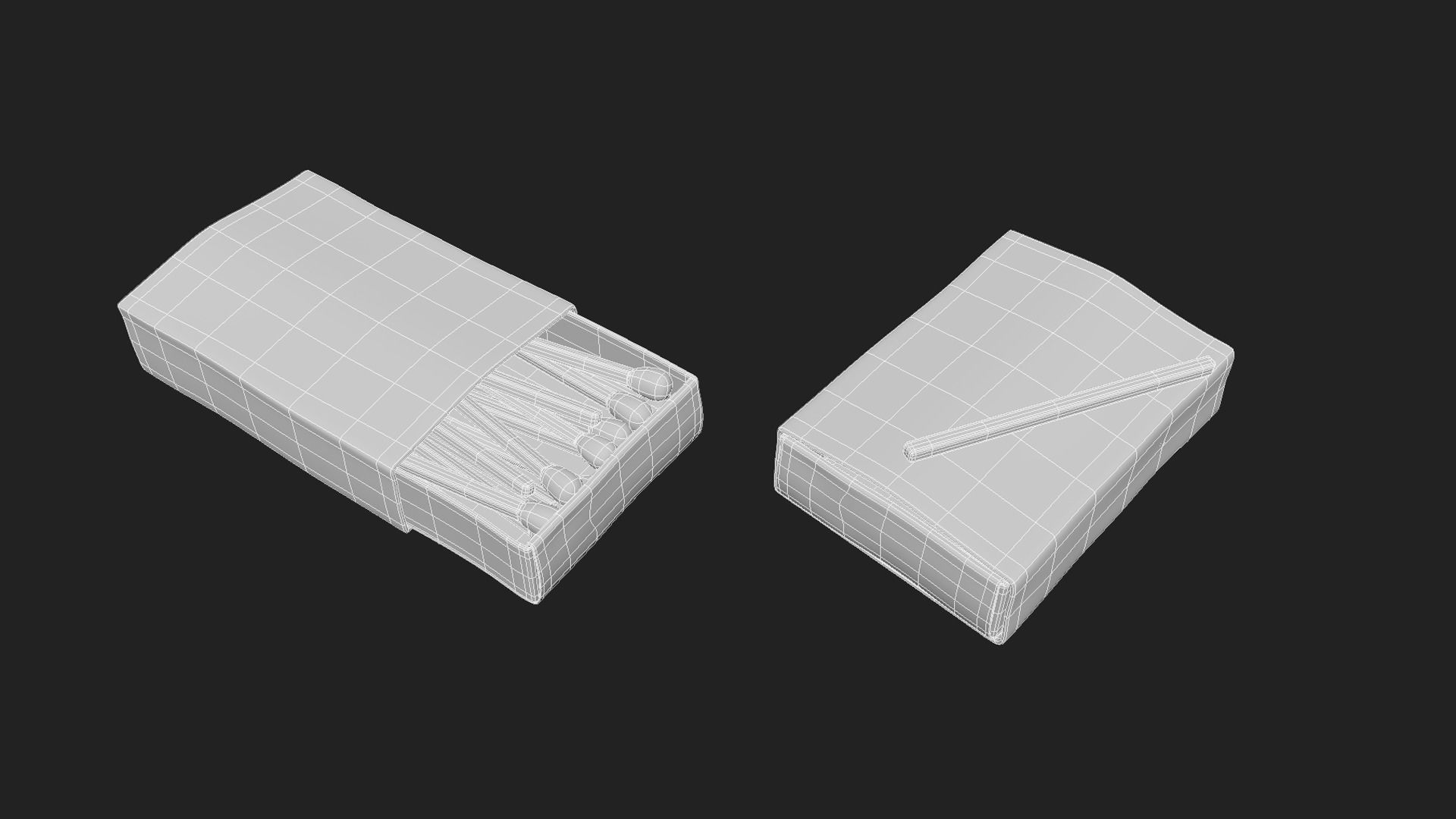 Matches - Matchbox 3D model_4