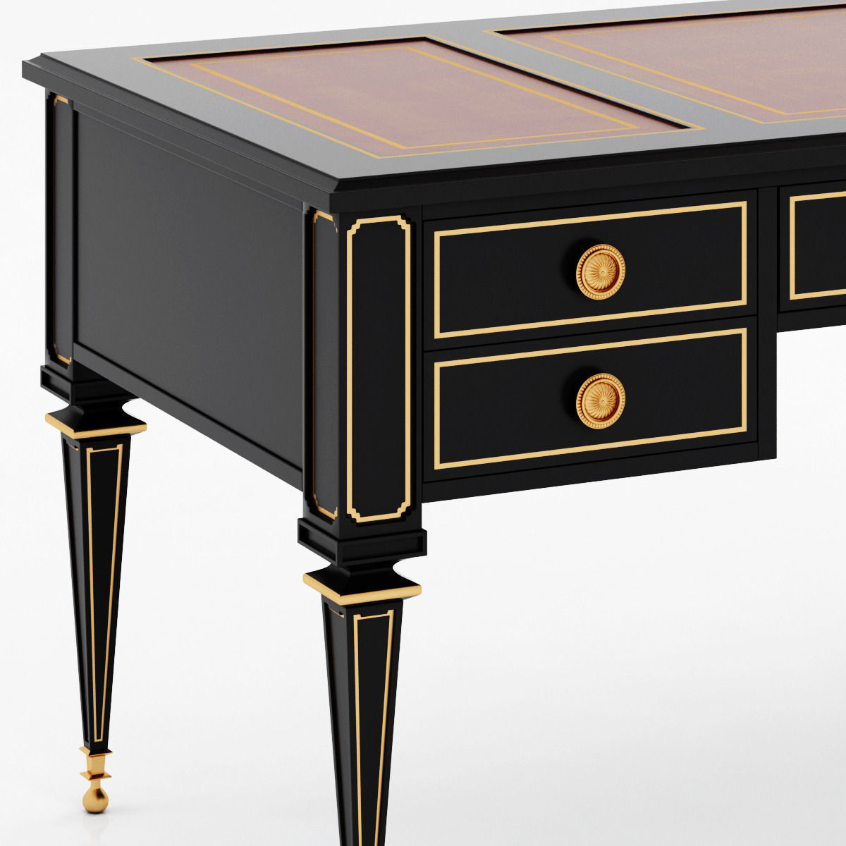 lillian august Lawrence Desk 3D model_2