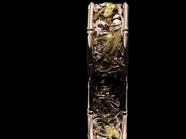 Tiger ring 3D print model_36