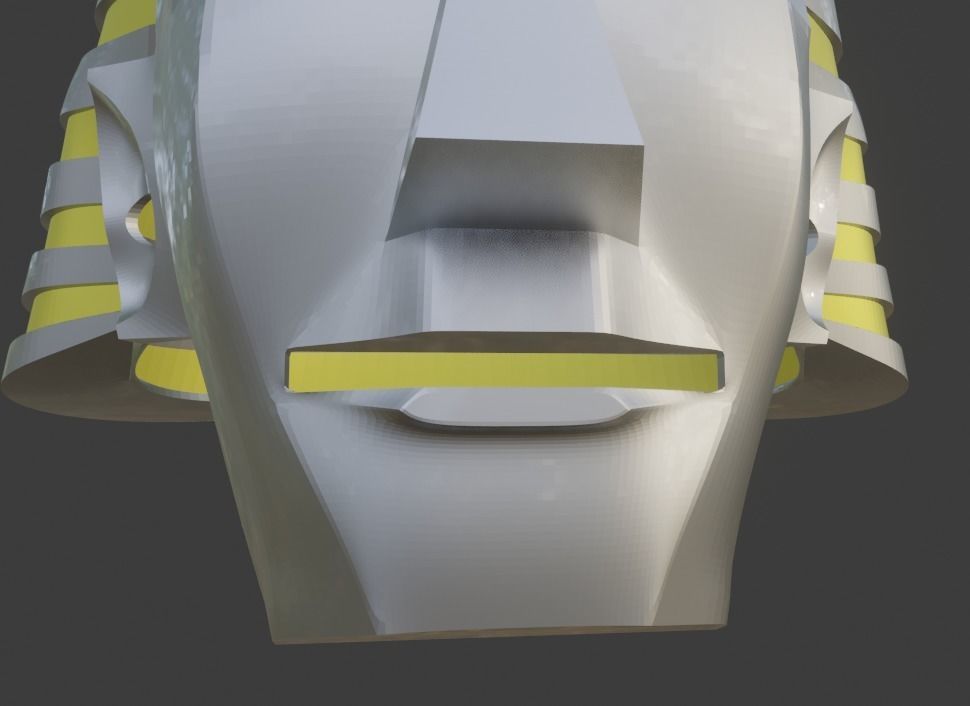 Giant Robo 3D printable helmet  3D print model_8