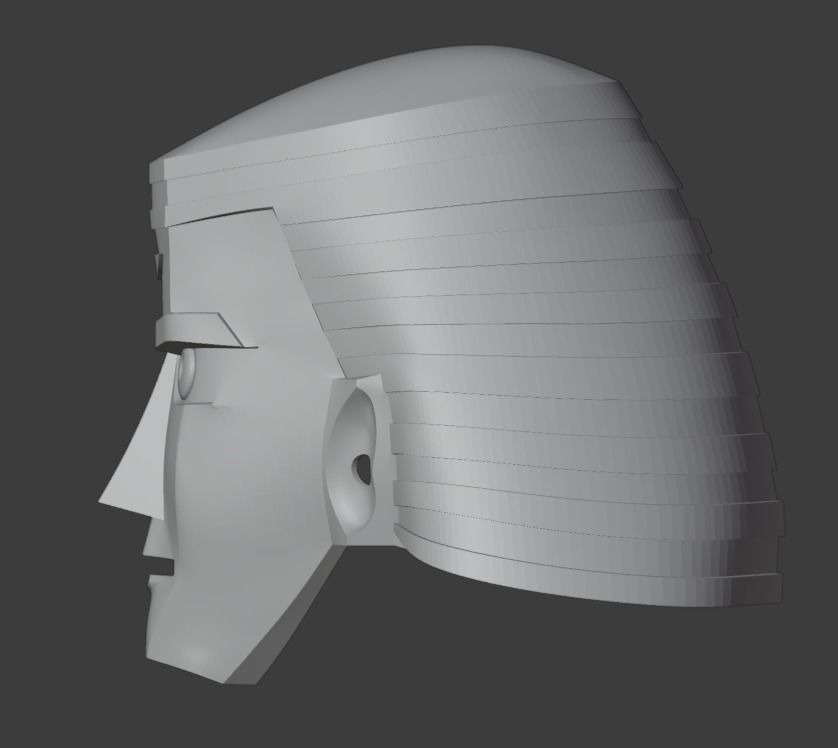 Giant Robo 3D printable helmet  3D print model_11