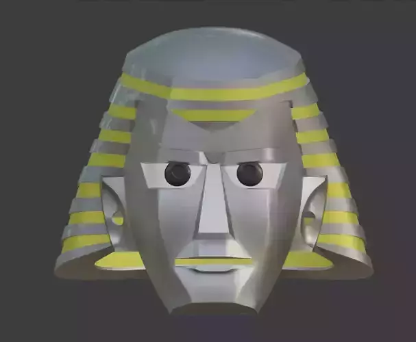 Giant Robo 3D printable helmet 