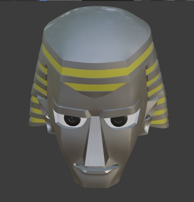 Giant Robo 3D printable helmet  3D print model_6