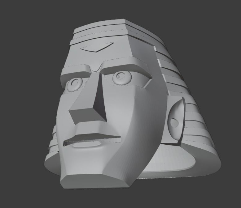 Giant Robo 3D printable helmet  3D print model_12