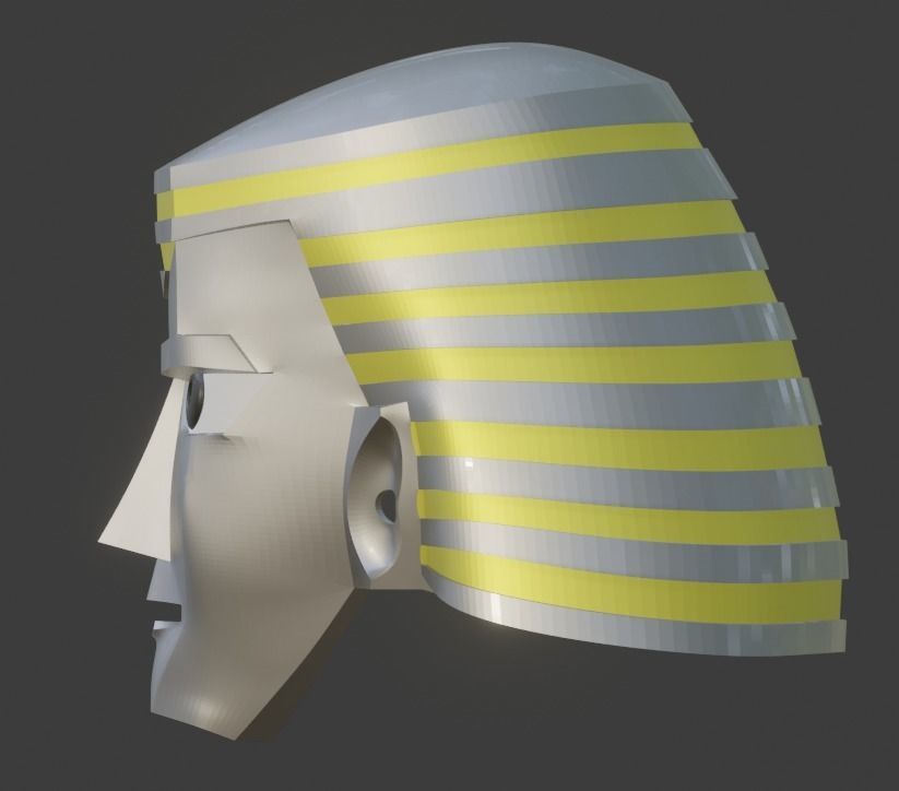 Giant Robo 3D printable helmet  3D print model_1