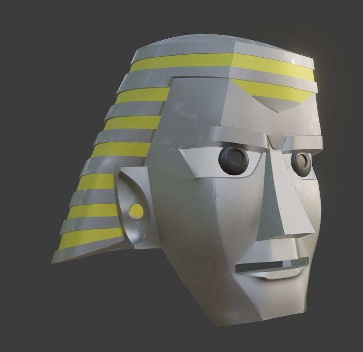 Giant Robo 3D printable helmet  3D print model_4