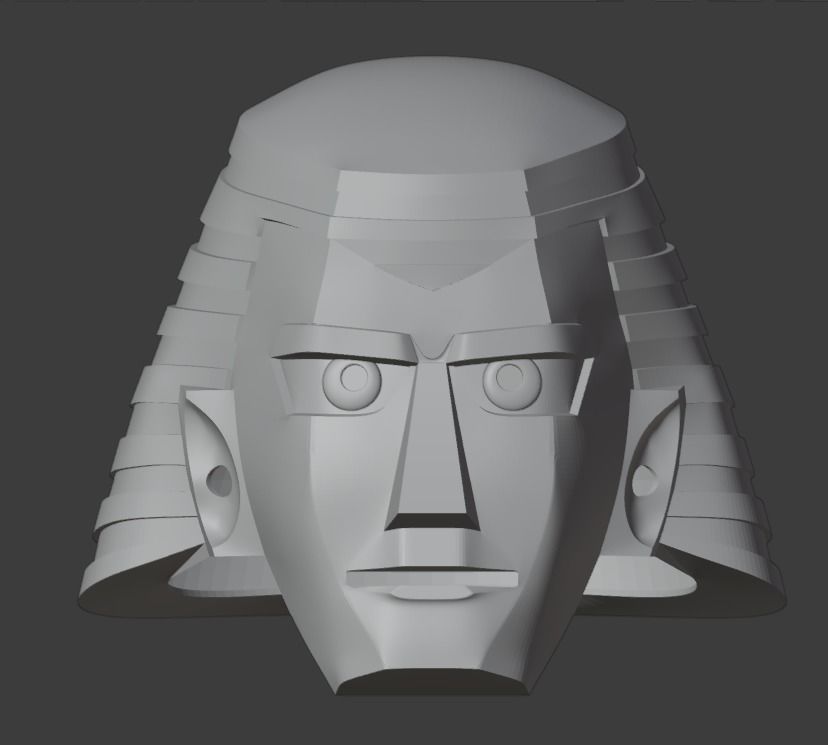 Giant Robo 3D printable helmet  3D print model_10