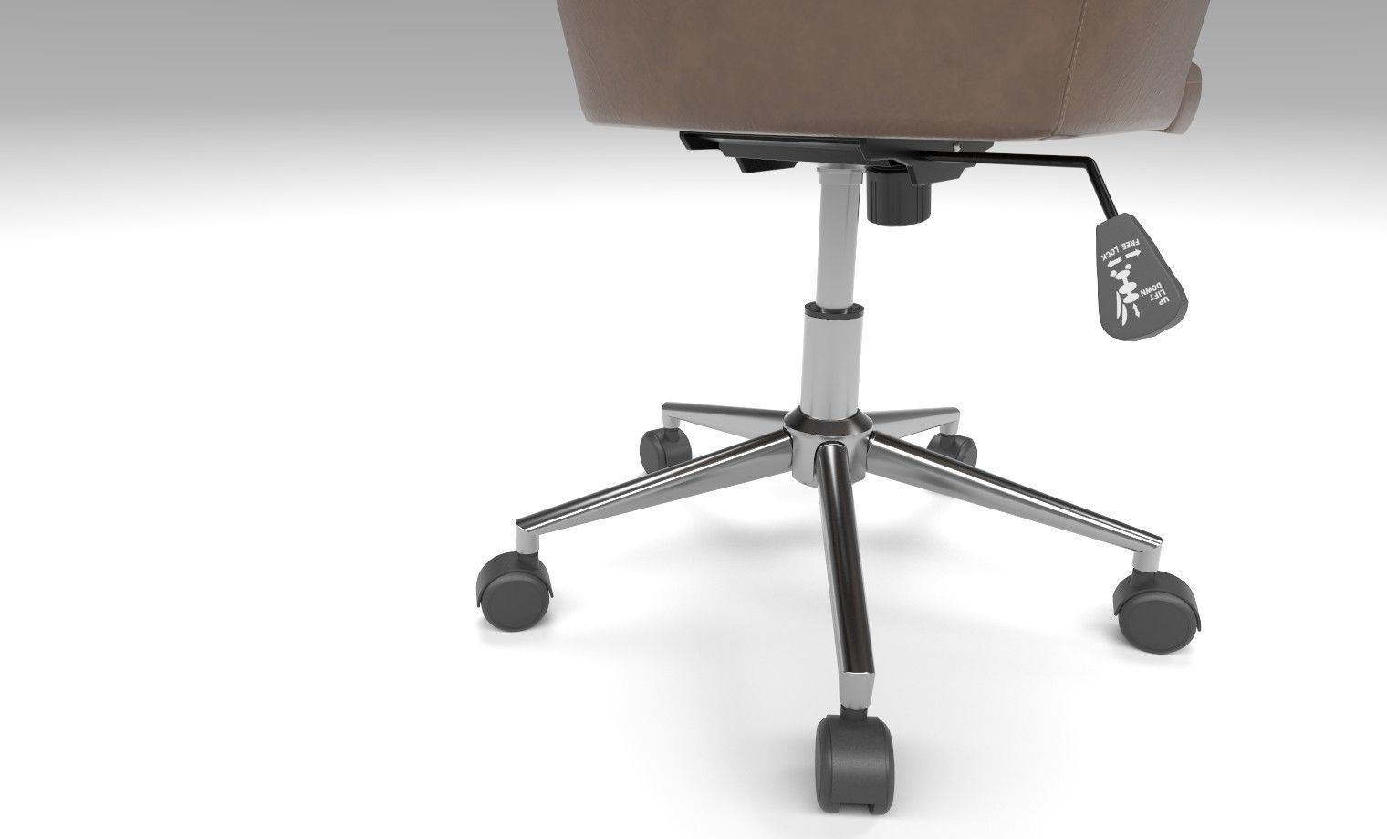 Leather Chair 3D model_3