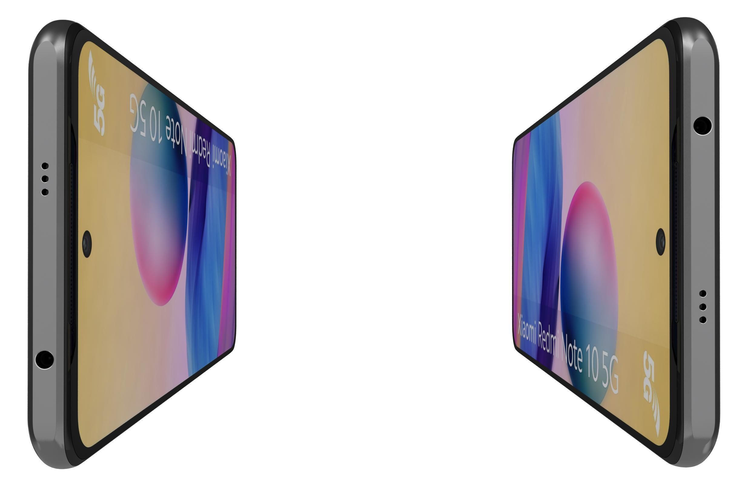 Xiaomi Redmi Note 10 5G Graphite Gray 3D model_11