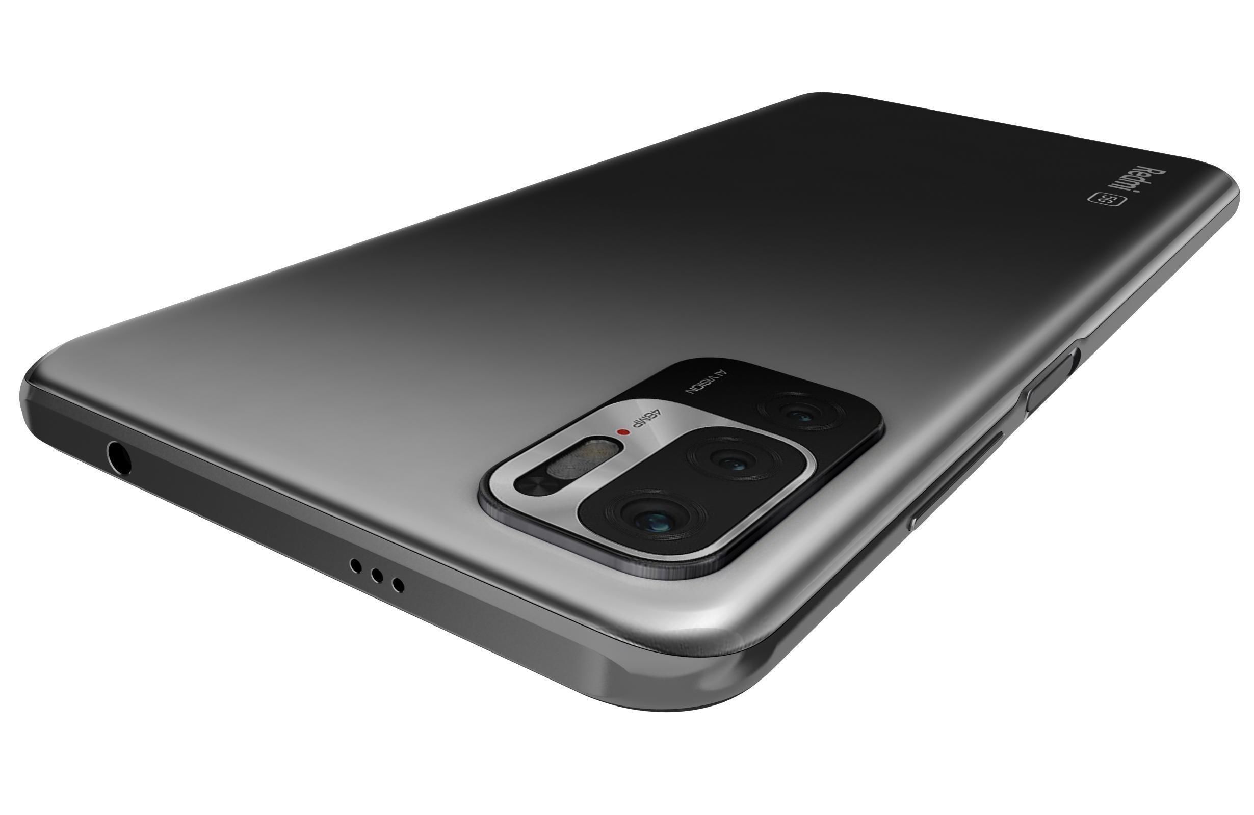 Xiaomi Redmi Note 10 5G Graphite Gray 3D model_14