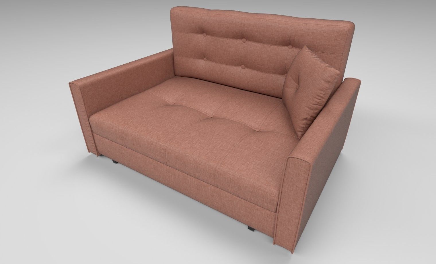 Fabric Sofa 3D model_2