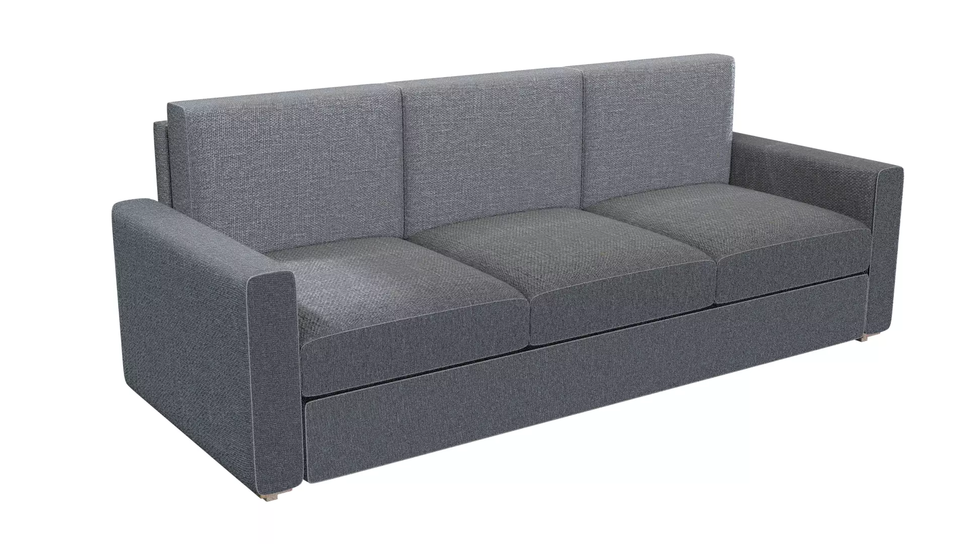 Sofas seat sofa with chaise lounge 3D model_0