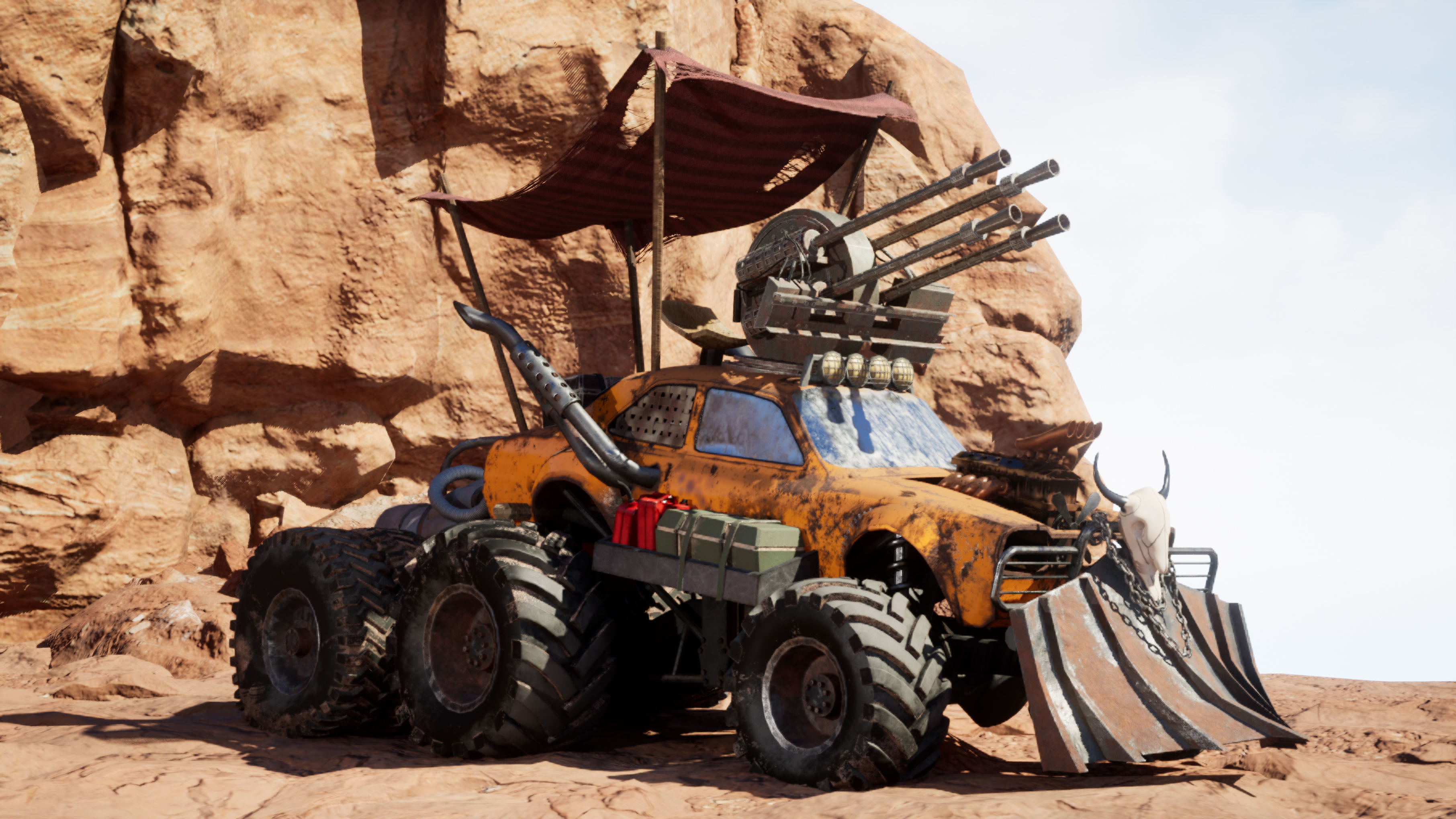 Mad max concept car 3D model_20