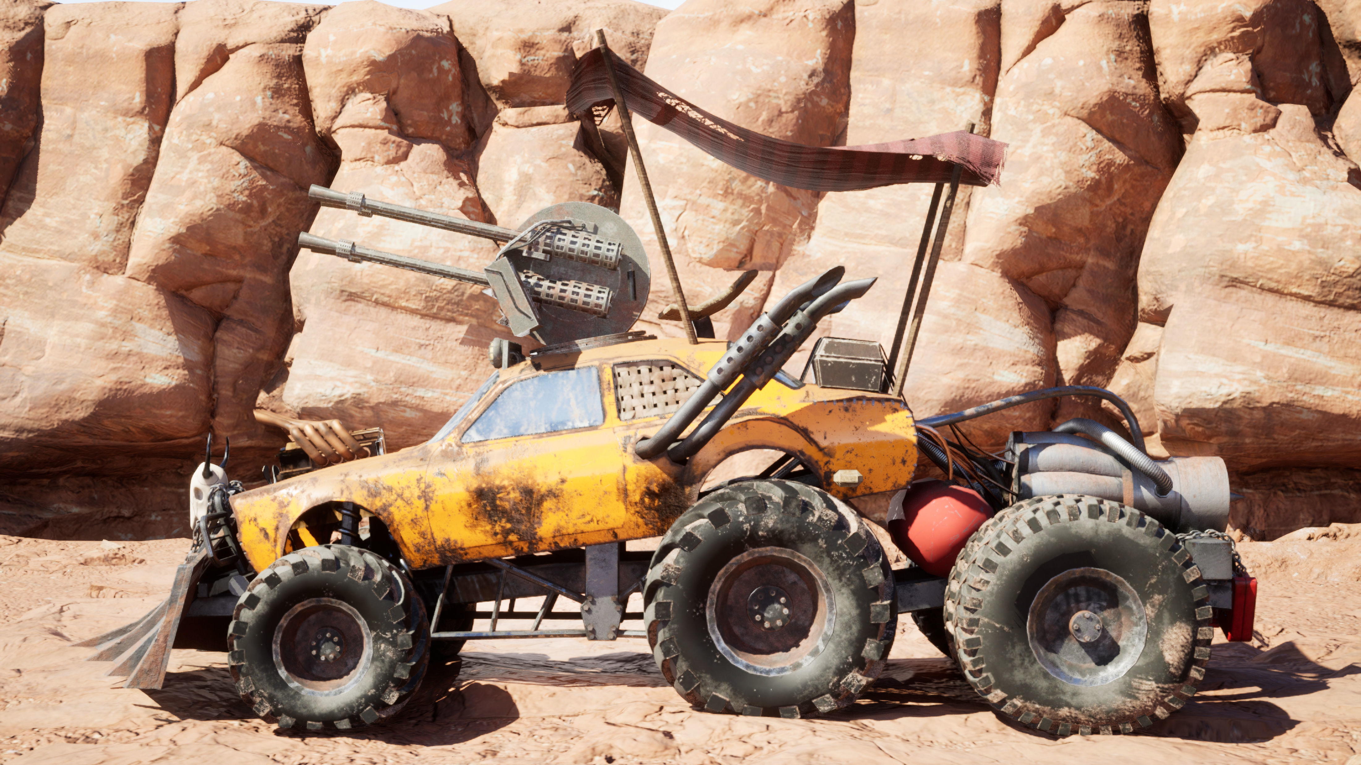 Mad max concept car 3D model_14