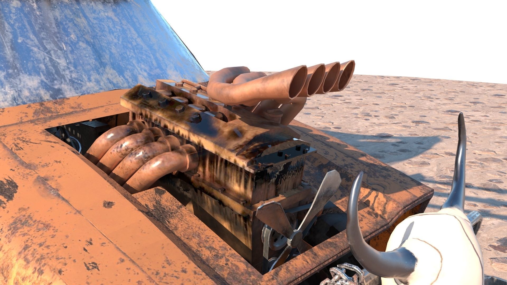 Mad max concept car 3D model_16