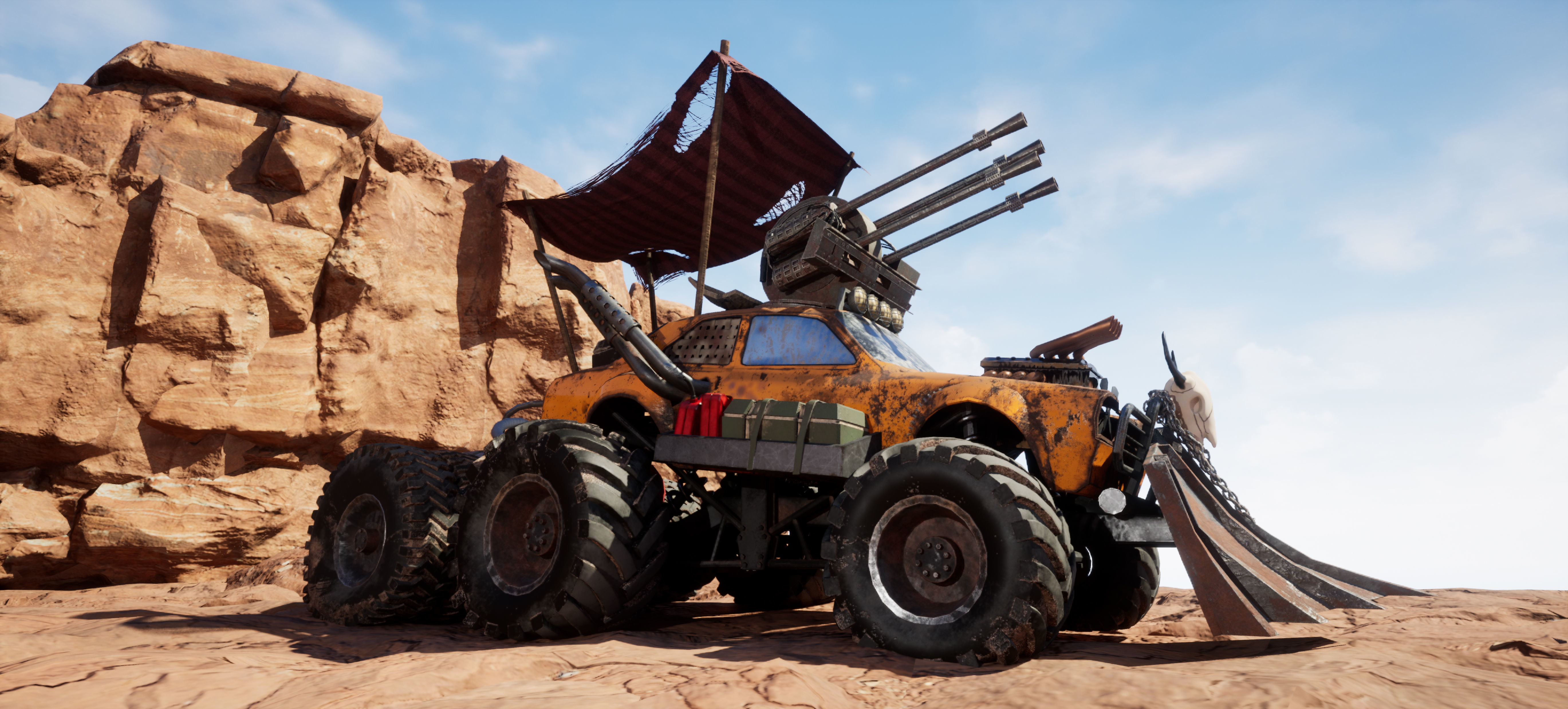 Mad max concept car 3D model_17