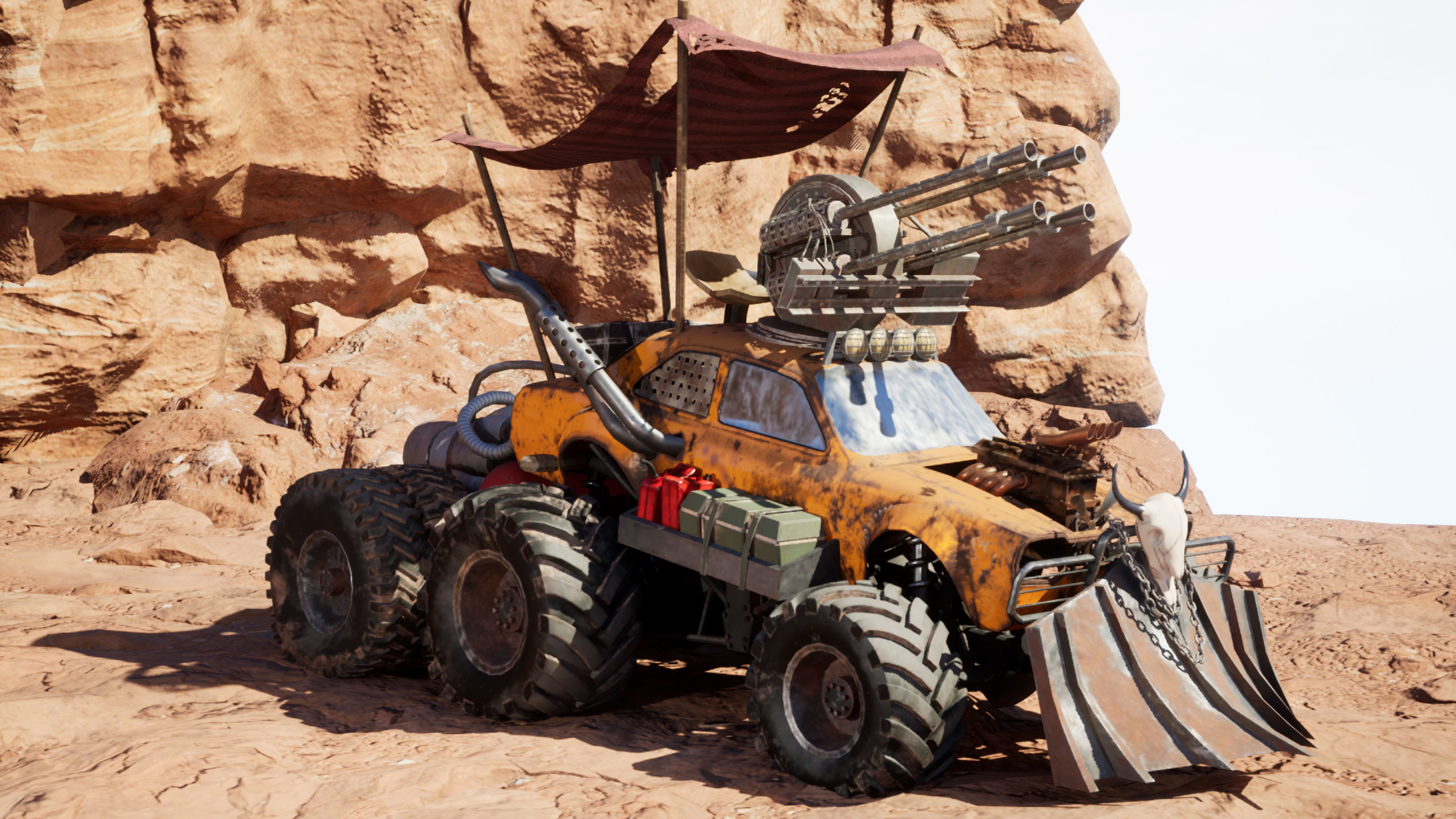 Mad max concept car 3D model_15