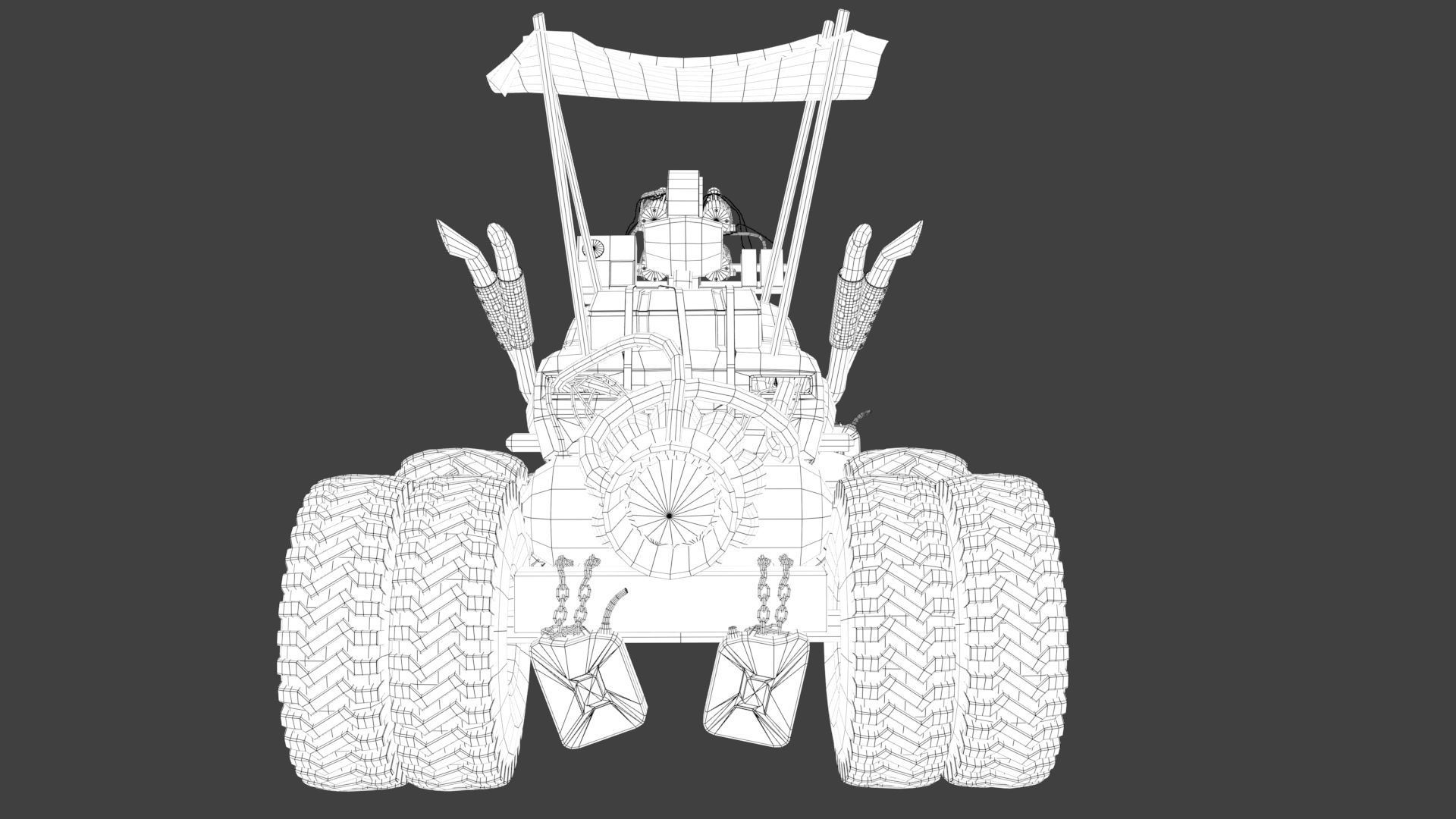 Mad max concept car 3D model_23