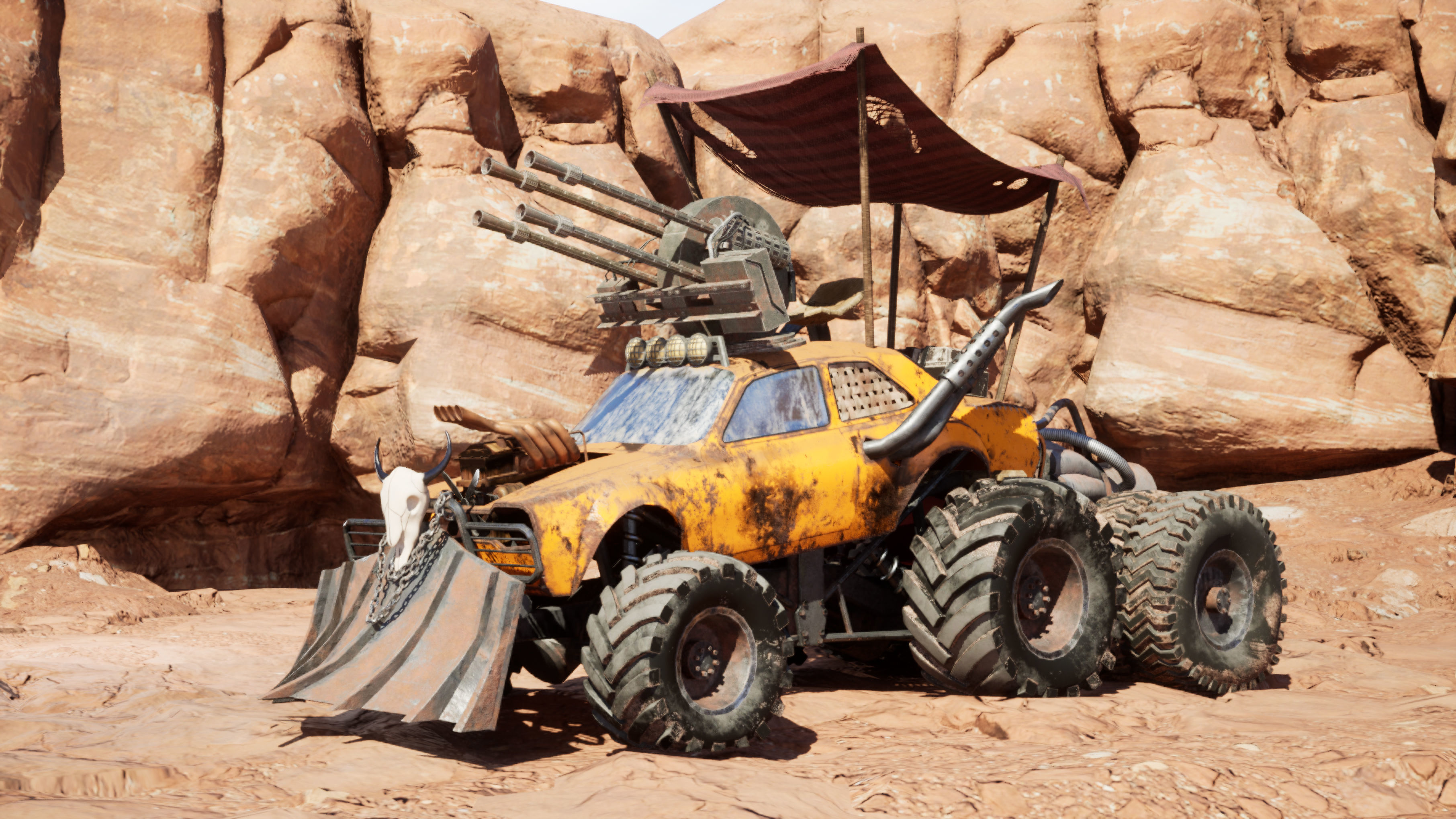 Mad max concept car 3D model_3