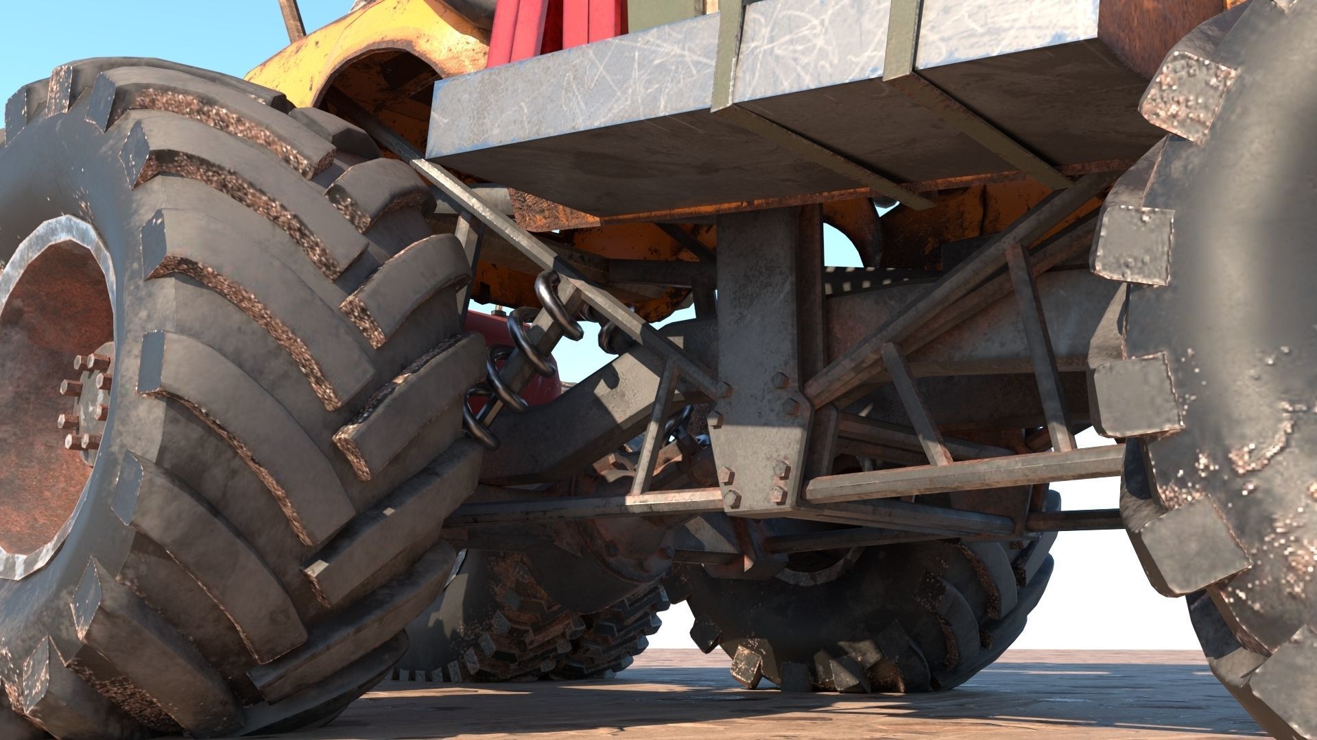 Mad max concept car 3D model_12