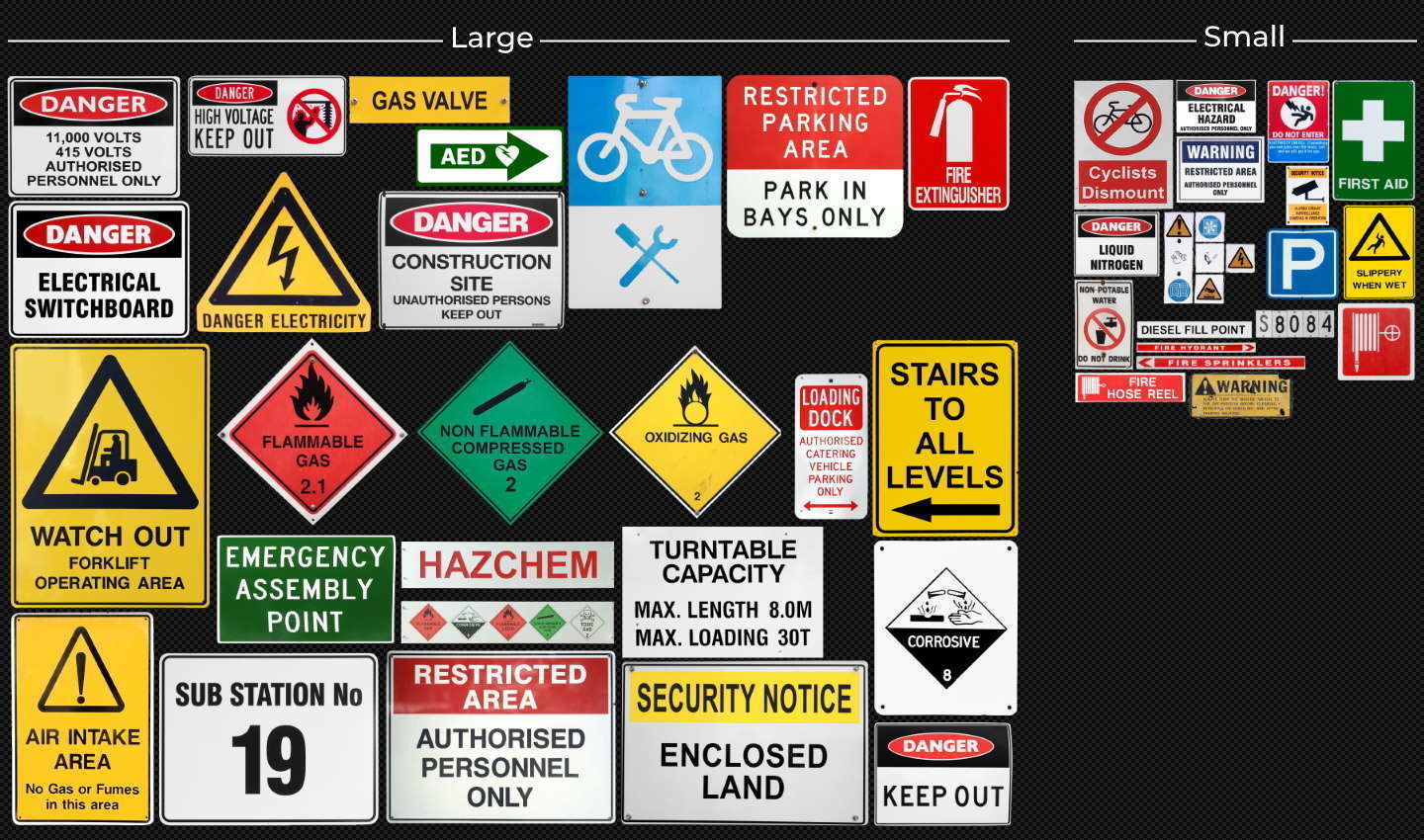 Various Signage Decals Texture_4