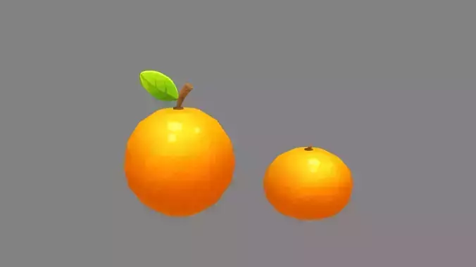 Cartoon oranges