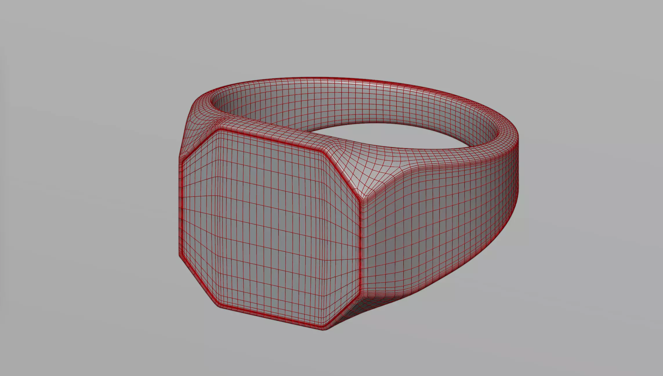 Ring blank 4 3D model_0