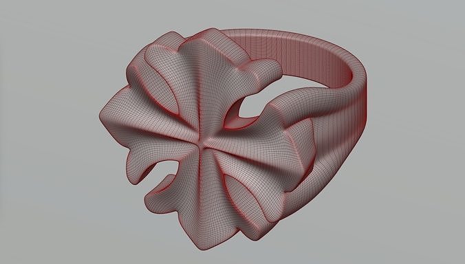 Ring cross 3D model