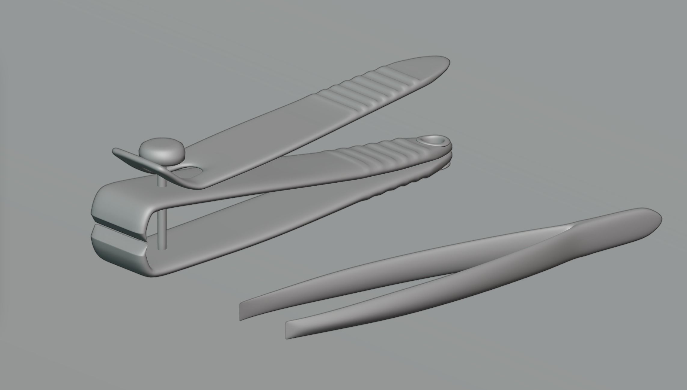 Cutters pair of scissors 3D model_3