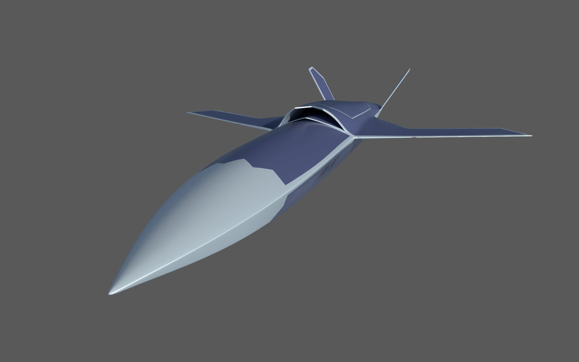 CASC FH-97 UAV system concept Low-poly 3D model_10