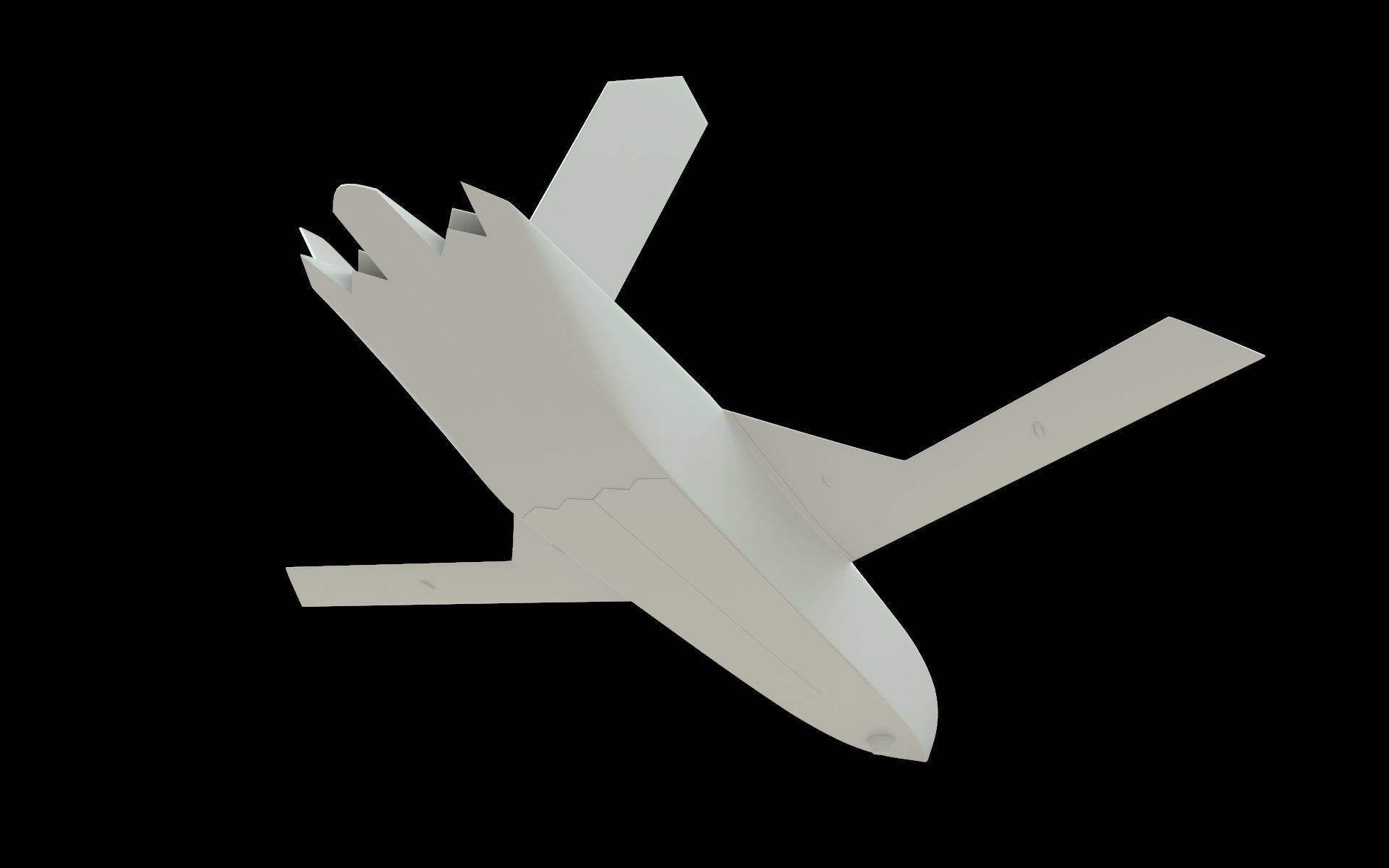 CASC FH-97 UAV system concept Low-poly 3D model_16