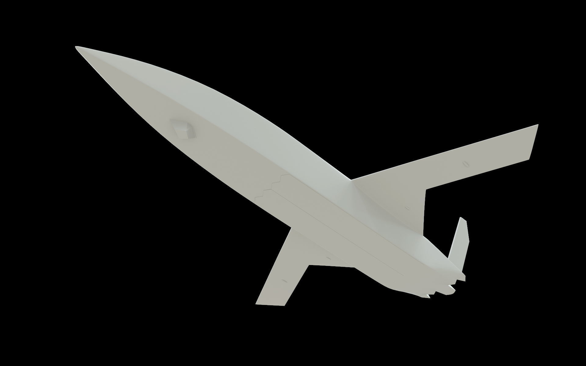 CASC FH-97 UAV system concept Low-poly 3D model_13
