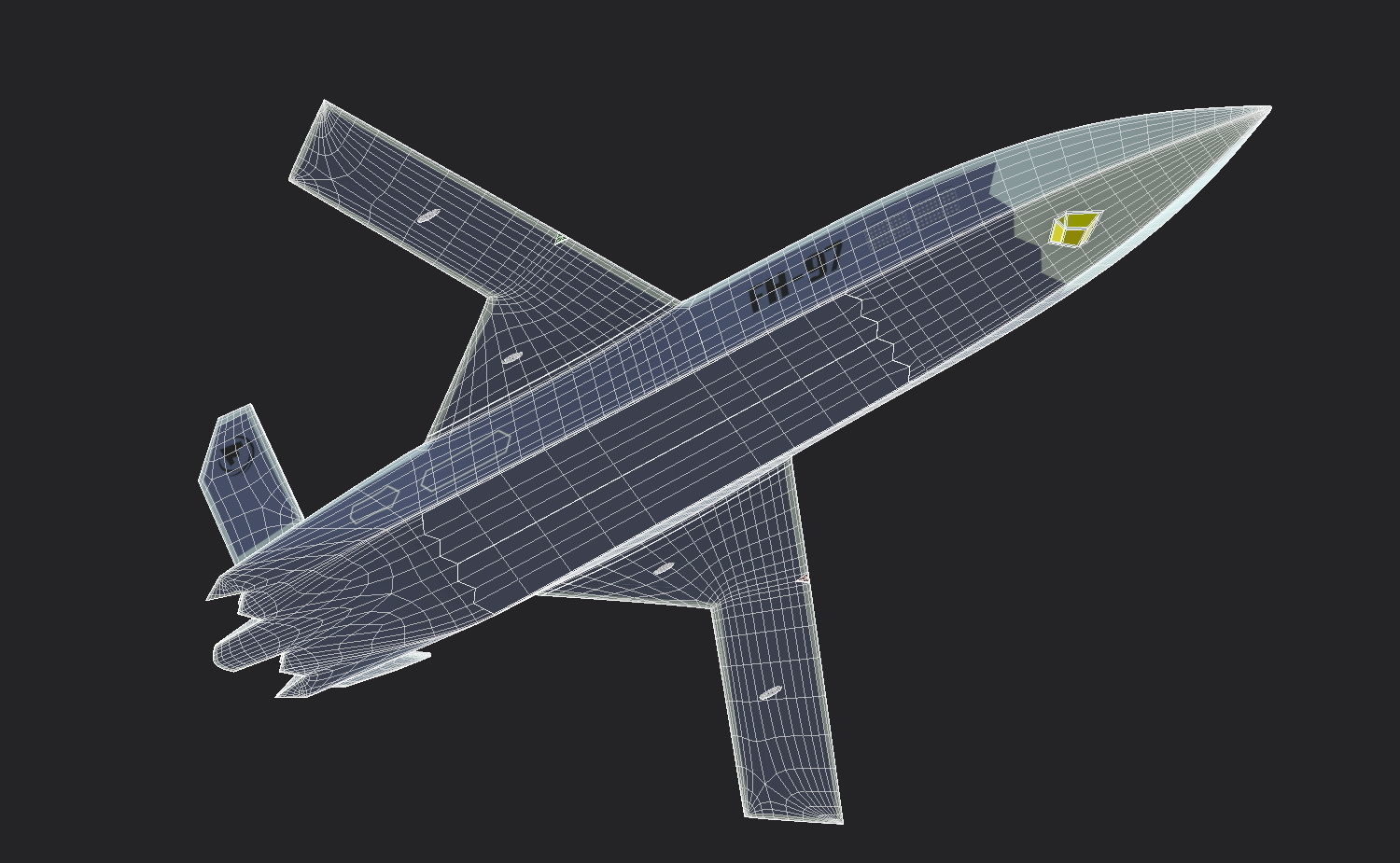 CASC FH-97 UAV system concept Low-poly 3D model_18
