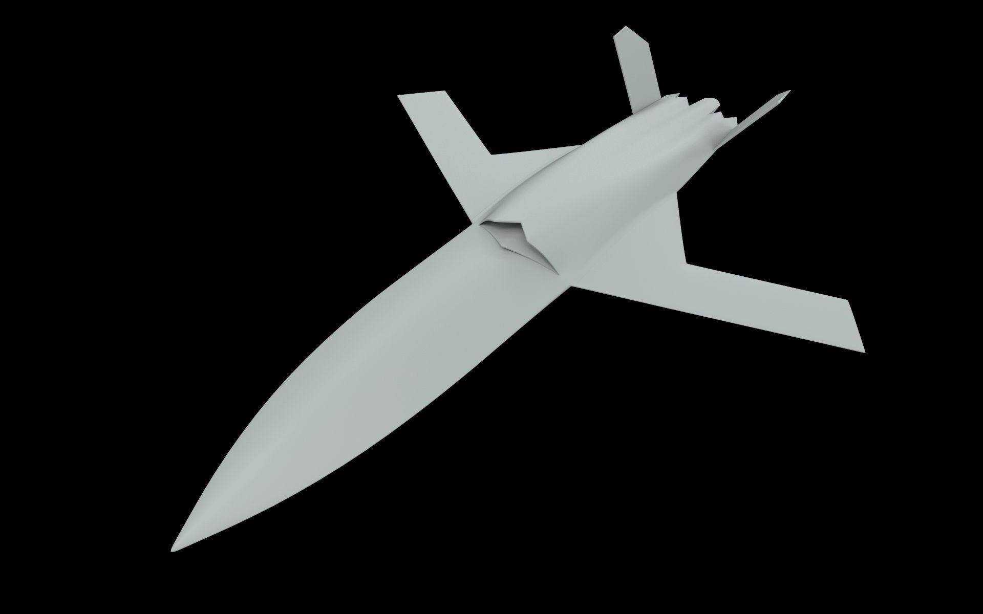 CASC FH-97 UAV system concept Low-poly 3D model_11