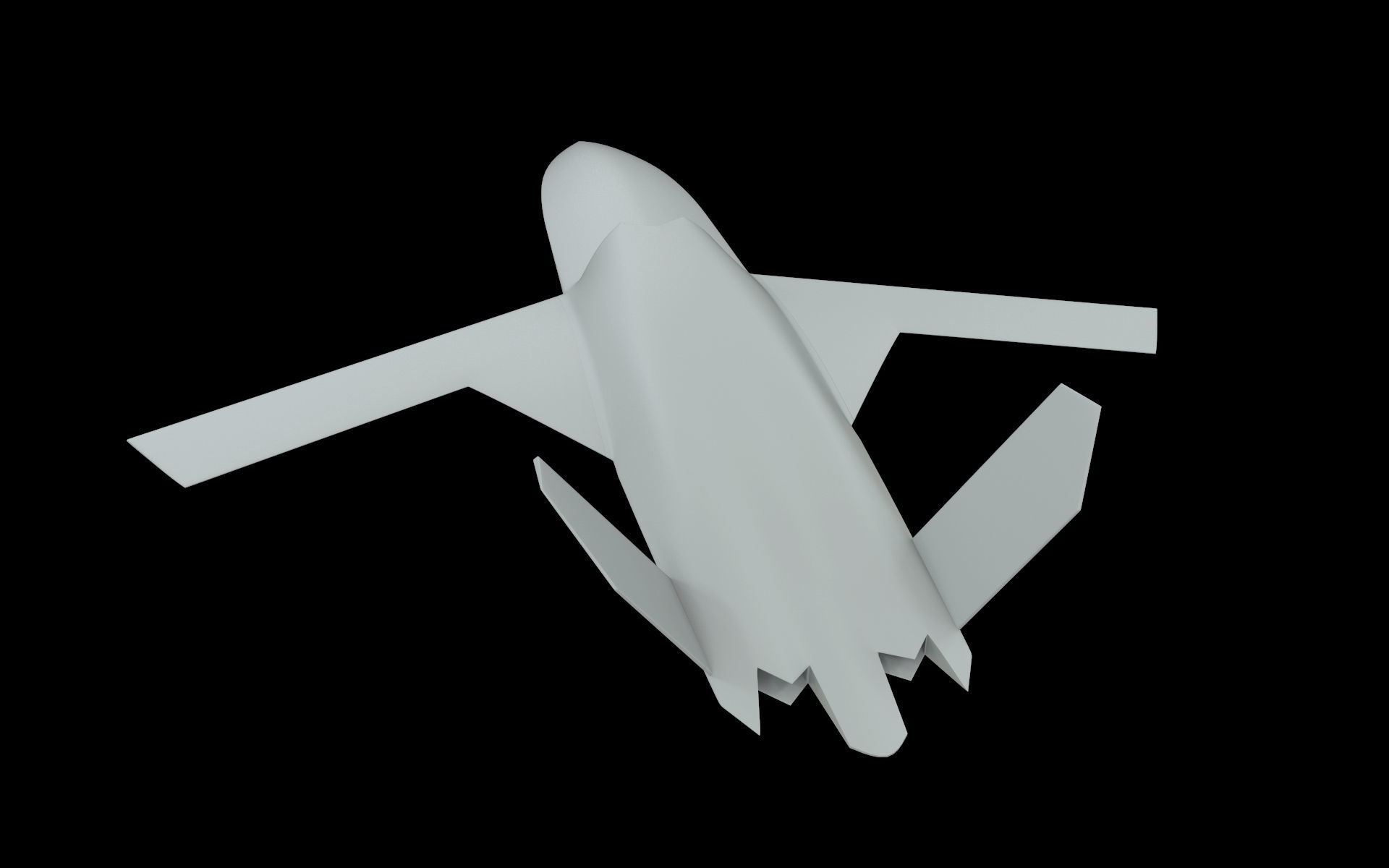 CASC FH-97 UAV system concept Low-poly 3D model_15