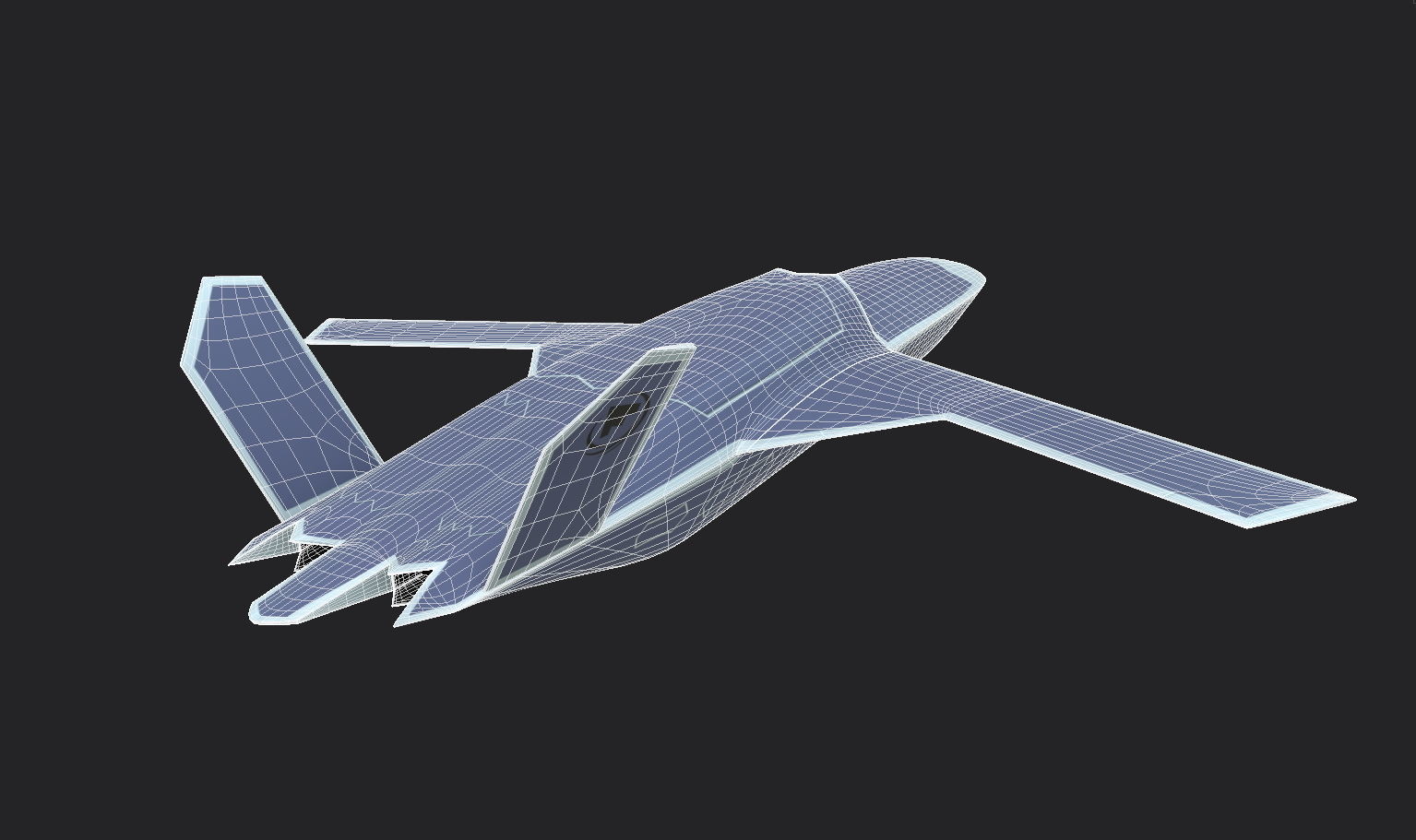 CASC FH-97 UAV system concept Low-poly 3D model_19